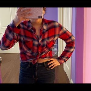 Cropped flannel